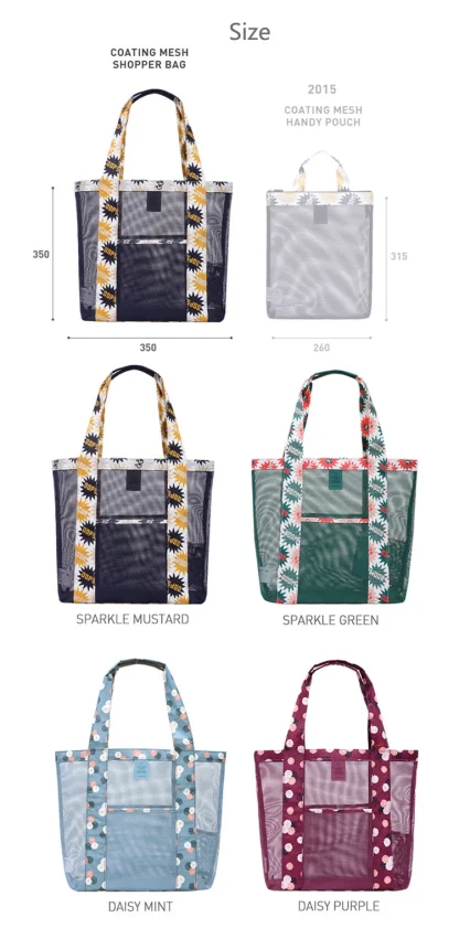 Mesh Portable Beach Bag - Image 6