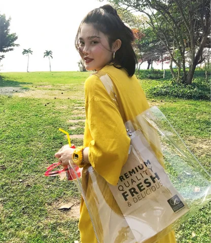 Clear Transparent Beach Bag