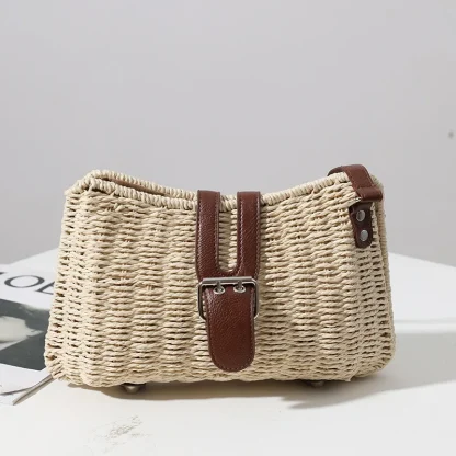 Chic Single-Shoulder Beach Bag - Image 4
