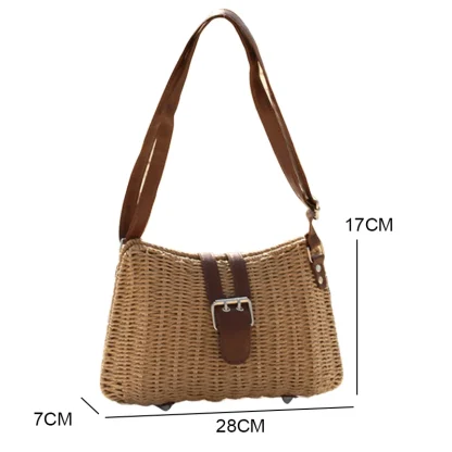 Chic Single-Shoulder Beach Bag - Image 6