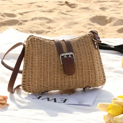 Chic Single-Shoulder Beach Bag - Image 2