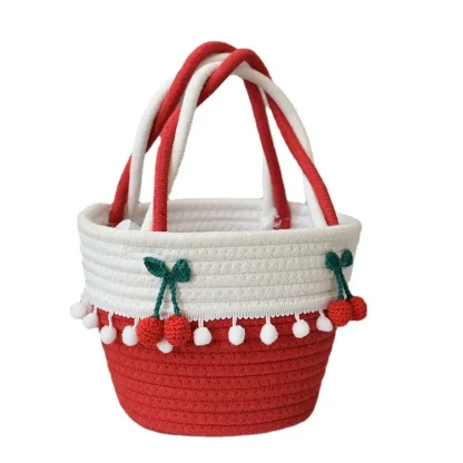Cherry Blossom Beach Bucket Bag