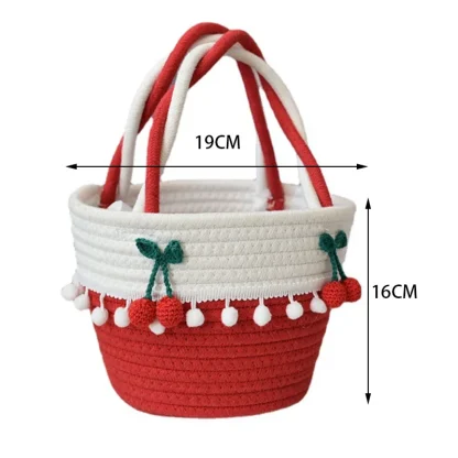 Cherry Blossom Beach Bucket Bag - Image 6
