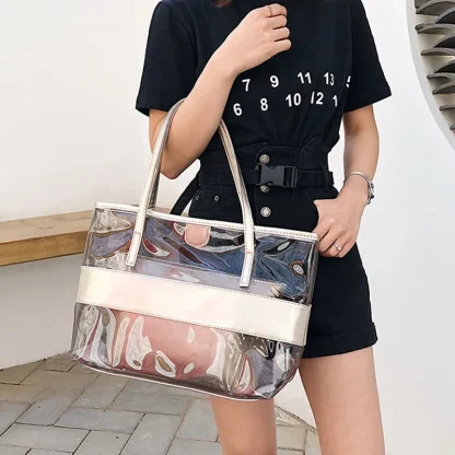 Transparent Single Beach Bag - Image 3