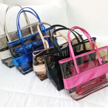 Transparent Single Beach Bag - Image 5
