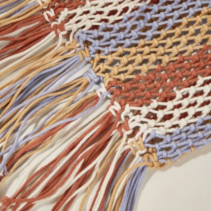 Knitted Stripe Beach Bag - Image 5