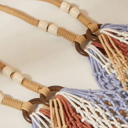 Knitted Stripe Beach Bag - Image 6
