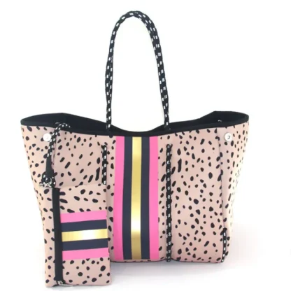 Leopard Design Beach Bag - Image 3