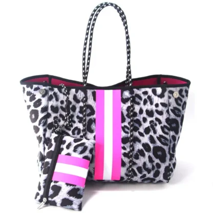 Leopard Design Beach Bag - Image 4