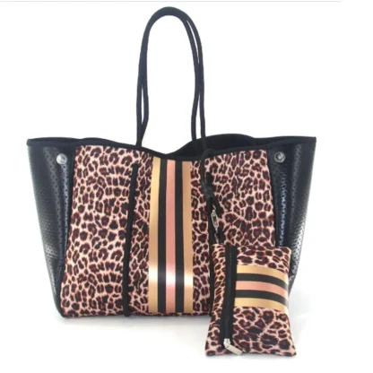 Leopard Design Beach Bag