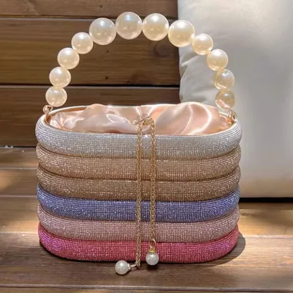 Colorful Metallic Beach Bag - Image 2