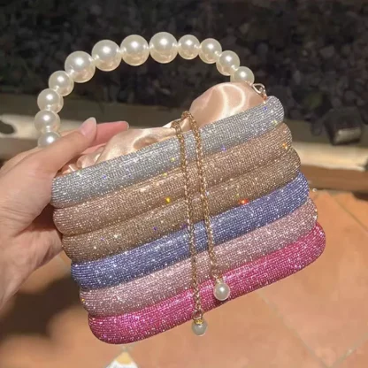 Colorful Metallic Beach Bag - Image 3