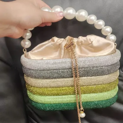 Colorful Metallic Beach Bag - Image 4