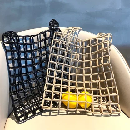 Simple Beaded Beach Bag - Image 2
