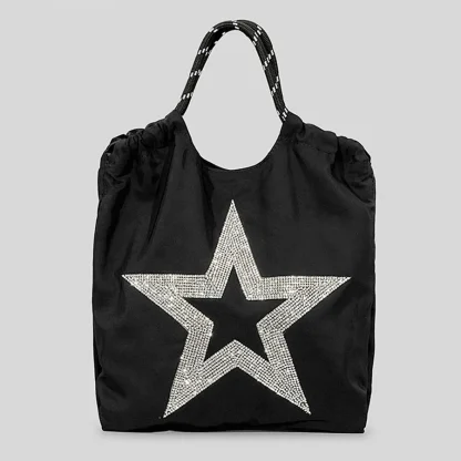 Printed Drawstring Beach Bag - Image 2