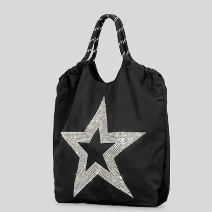 Printed Drawstring Beach Bag - Image 3