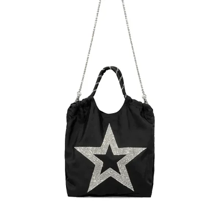 Printed Drawstring Beach Bag - Image 4
