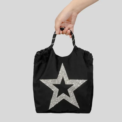 Printed Drawstring Beach Bag