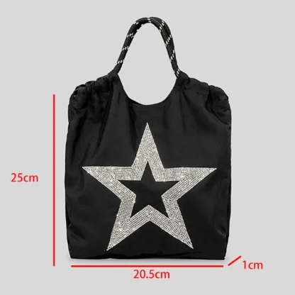 Printed Drawstring Beach Bag - Image 6