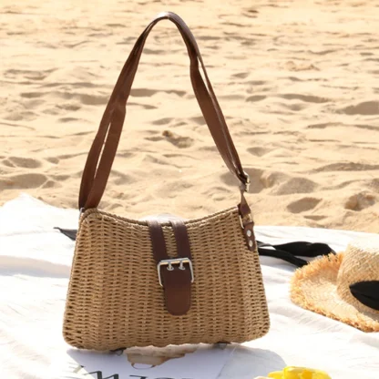 Chic Single-Shoulder Beach Bag