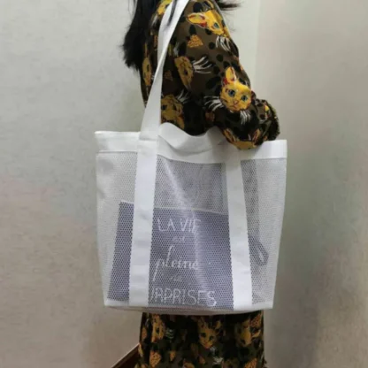 Breezy Mesh Tote Beach Bag
