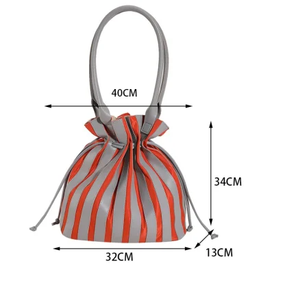Classic Stripe Tote Beach Bag - Image 7