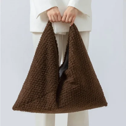 Plush Design Shoulder Beach Bag - Image 5