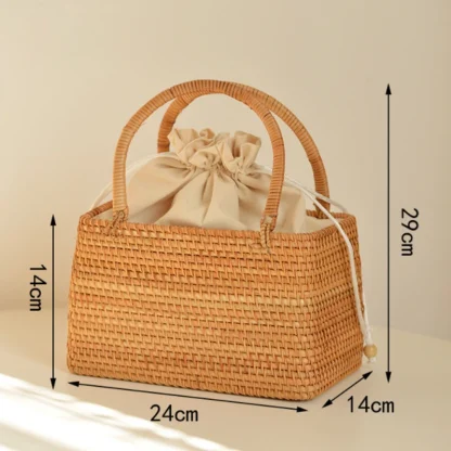 Drawstrings Lock Style Beach Bag - Image 7