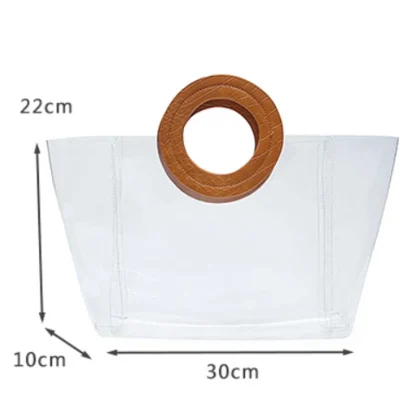 Clear Tote Beach Bag - Image 7
