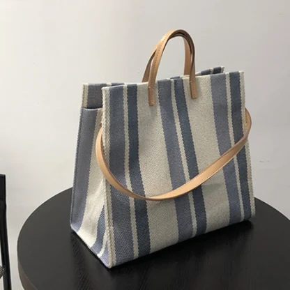 Sunny Striped Beach Bag - Image 2