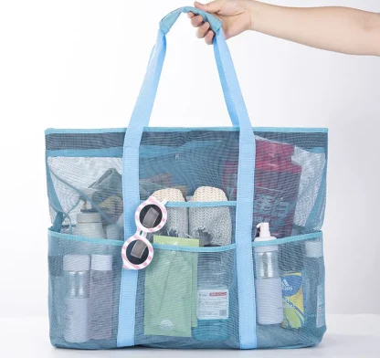 Mesh Transparent Beach Bag - Image 3