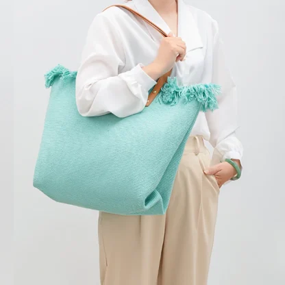 Classic Chic Tote Beach Bag - Image 4