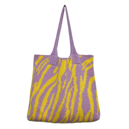 Stylish Stripe Beach Bag - Image 5