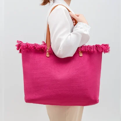 Classic Chic Tote Beach Bag - Image 3