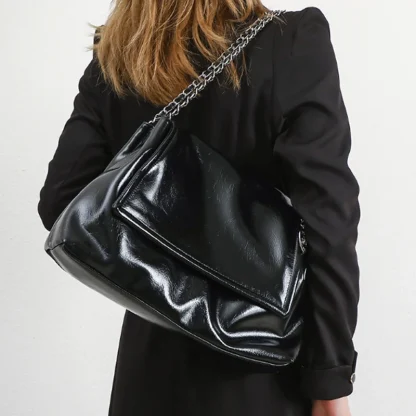 Metallic Chain Beach Bag