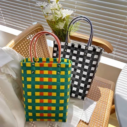 Long Design Beach Tote Bag - Image 4