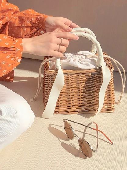 Casual Square Beach Bag - Image 5