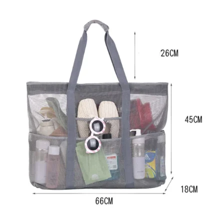 Mesh Transparent Beach Bag - Image 7