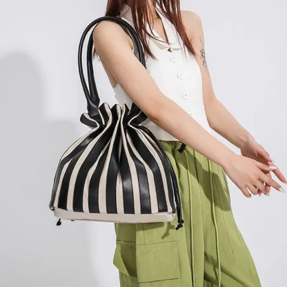 Classic Stripe Tote Beach Bag
