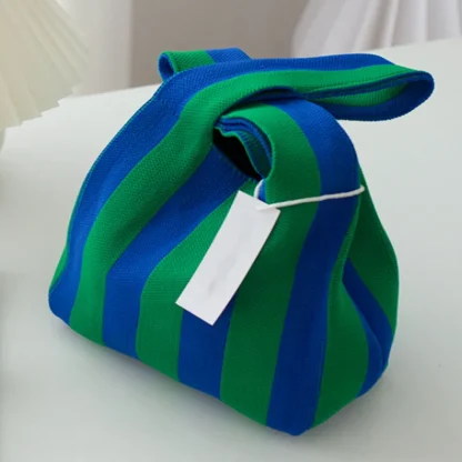 Chic Stripe Large Beach Bag - Image 2