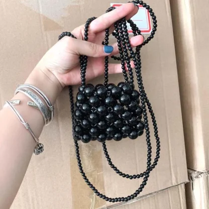 Mini Beaded Beach Sling Bag - Image 3