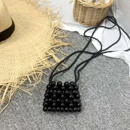 Mini Beaded Beach Sling Bag - Image 5