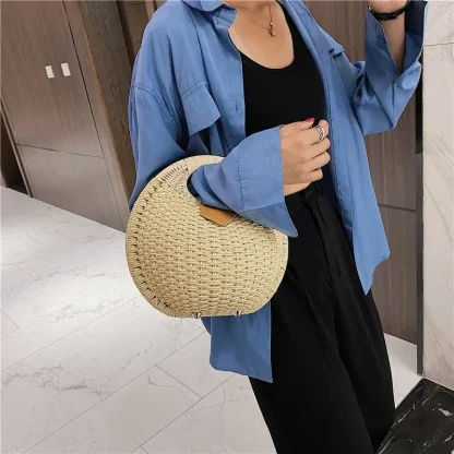 Charm Round Beach Handbag