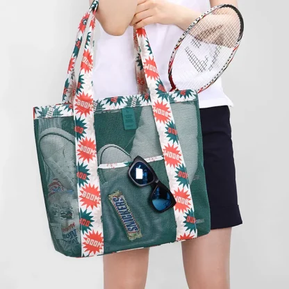 Mesh Portable Beach Bag - Image 5