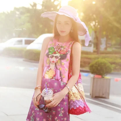 Casual Knitted Beach Bag - Image 5
