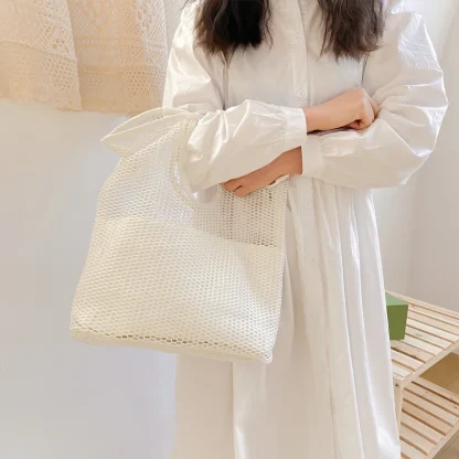 Fishnet Summer Beach Handbag - Image 2