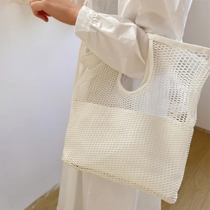 Fishnet Summer Beach Handbag - Image 3